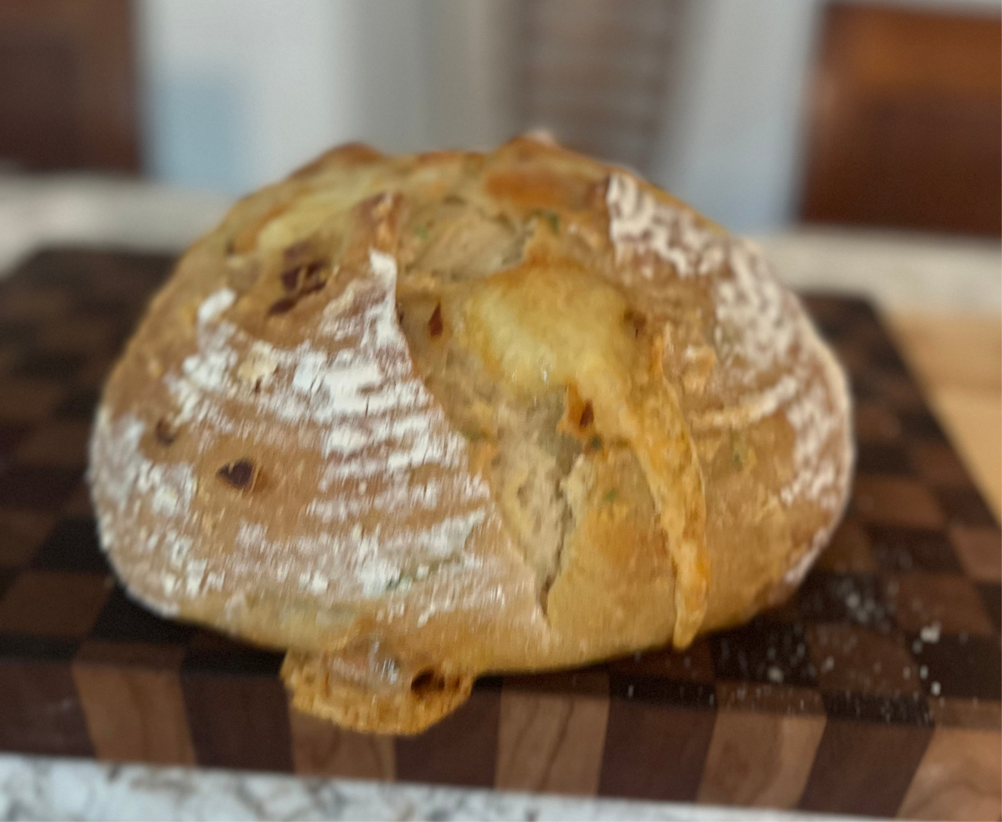 Old Bay & Cheddar Artisan Sourdough – Full & Half Size Loaves & Boules