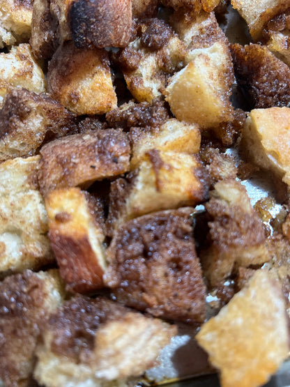 Old Bay Sourdough Croutons