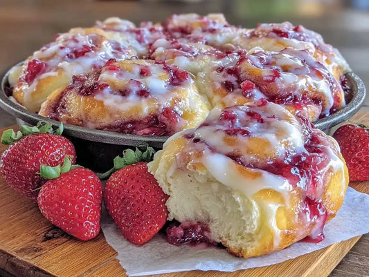 Jumbo Strawberry Cheesecake Rolls