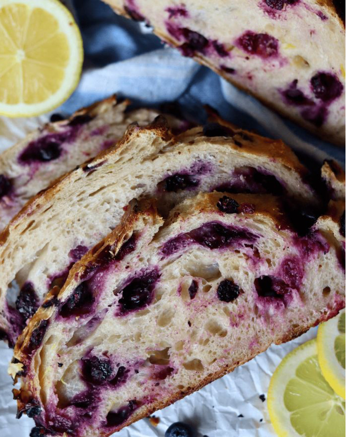 Blueberry Lemon Sourdough