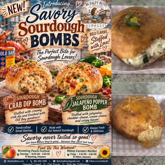 Savory Sourdough Bombs