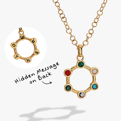Mother Hidden Message Acrostic Necklace