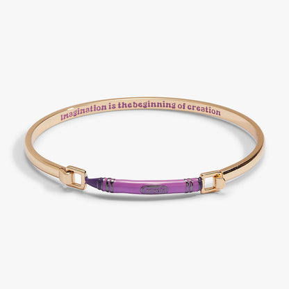 Crayola Purple Crayon Tension Bangle
