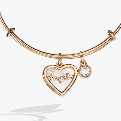 Daughter Mother of Pearl Bangle