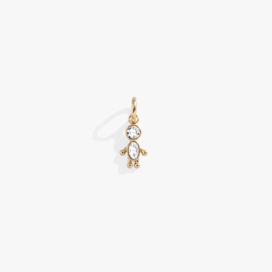 Crystal Boy Interchangeable Charm