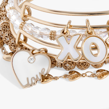 Love XOXO Bangle Set of 5