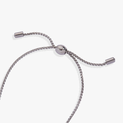 January Everyday Birthstone Pave Bolo Bracelet